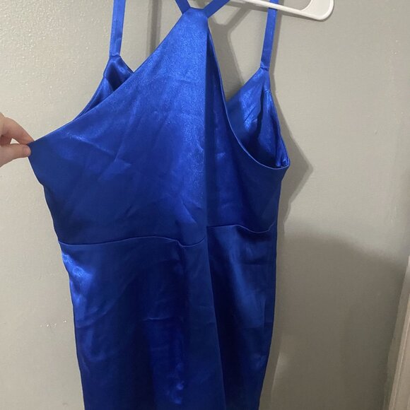 Lulus Tank Top Royal Blue Dress Size XL Formal Cocktail Dress - Picture 4 of 5